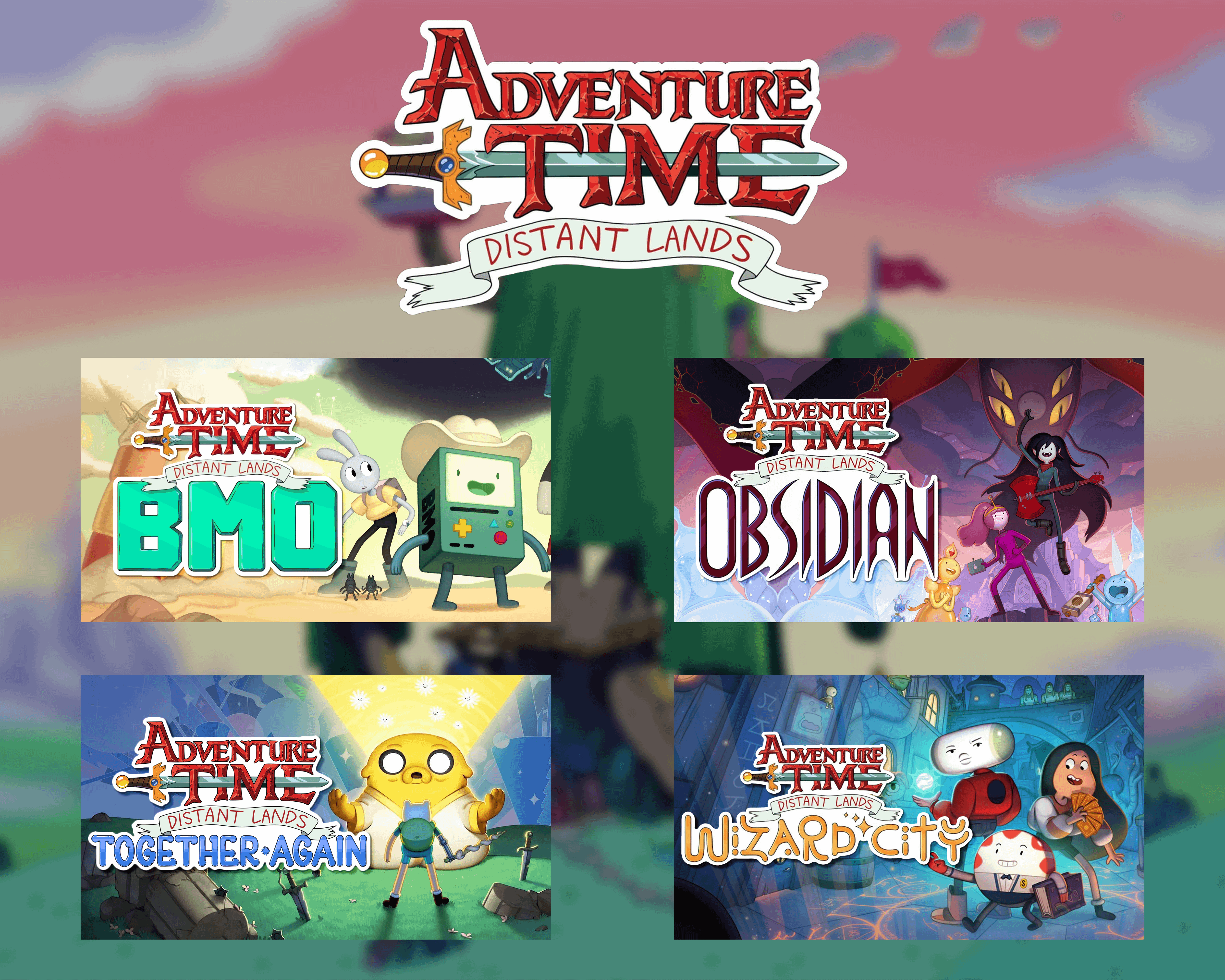 アドベンチャー・タイム：ディスタント・ランズ - エピソードタイトル