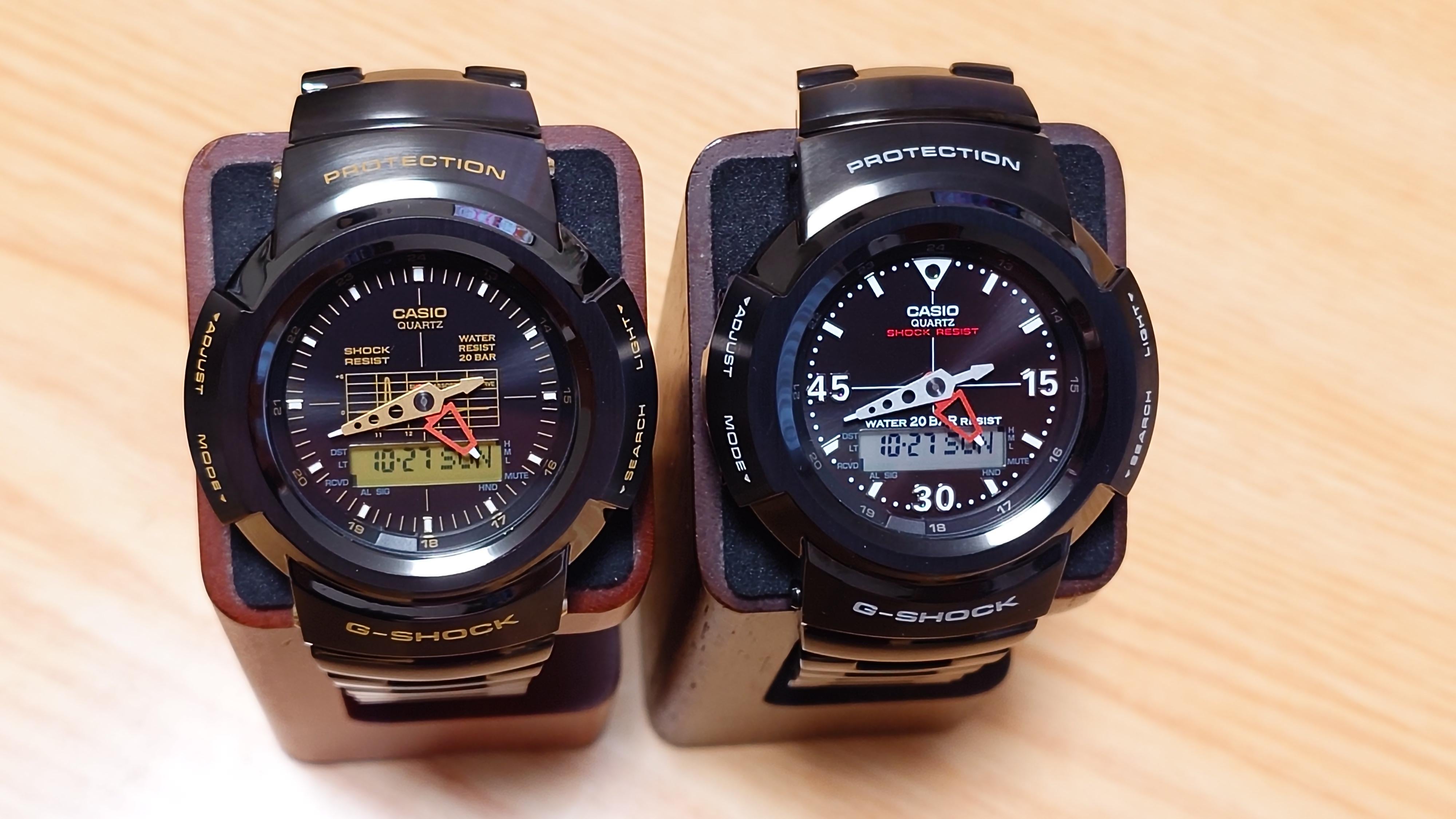 AWG-M520UA United Arrows custom model A mature G-Shock with a