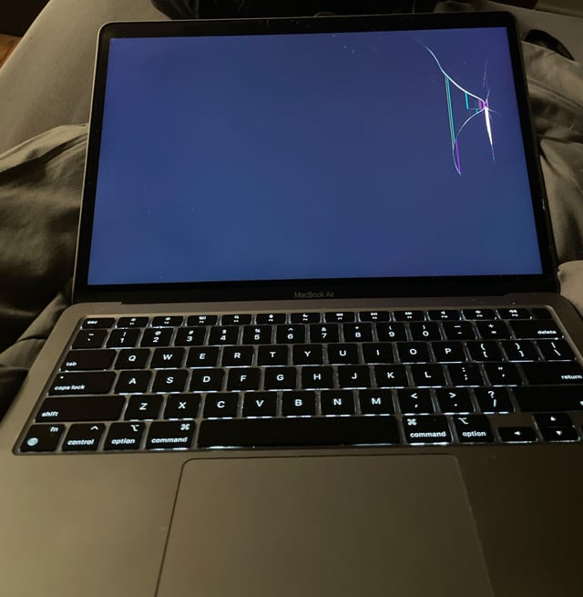 Broke MacBook 13” (2020) screen last night, am I cooked? : r