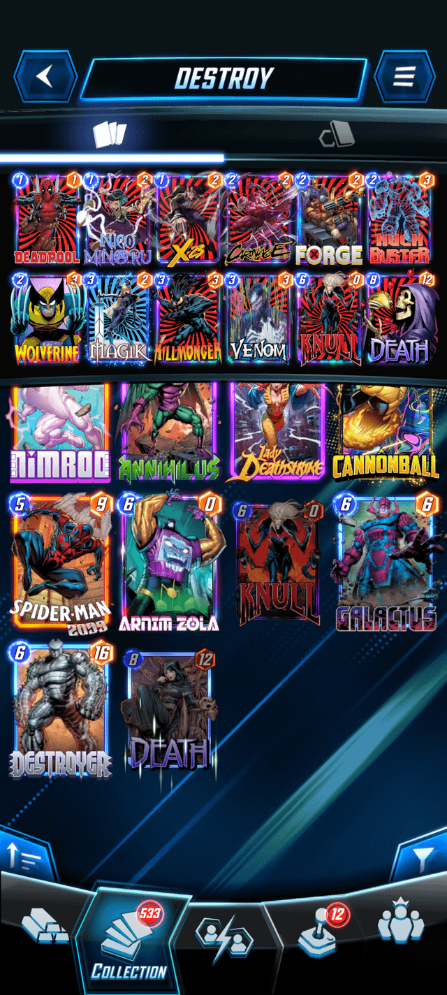 最高の破壊デッキ : r/MarvelSnap