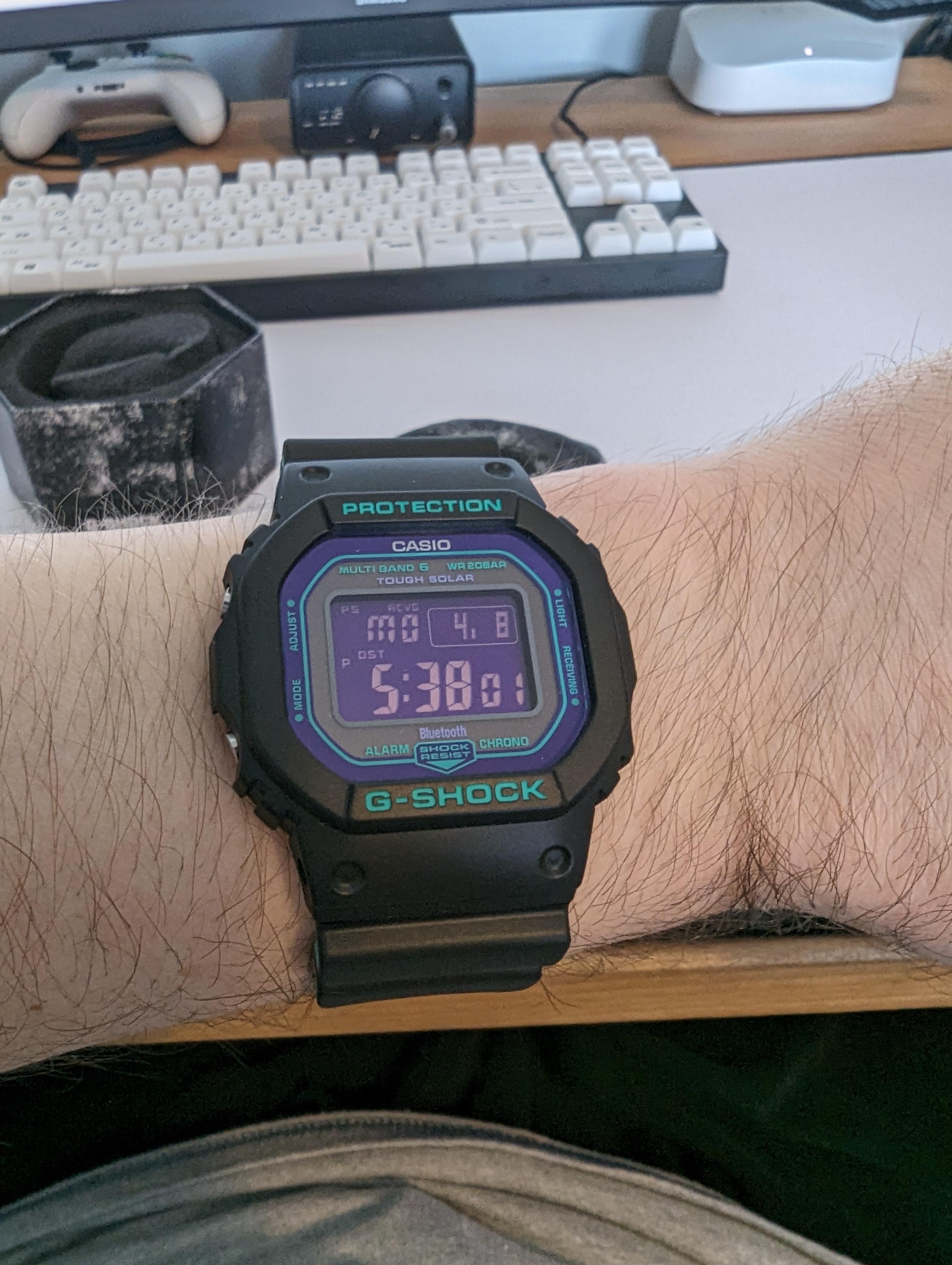 Finally came in the mail. First G-SHOCK. GW-B5600BL-1 : r/gshock
