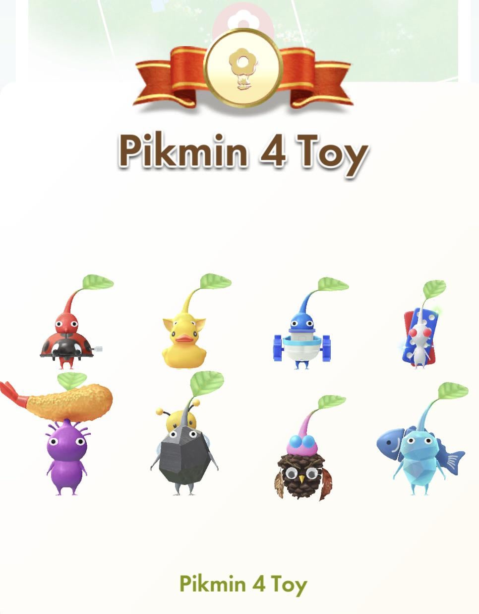 Finally finished the special Pikmin 4 decor set! : r/PikminBloomApp