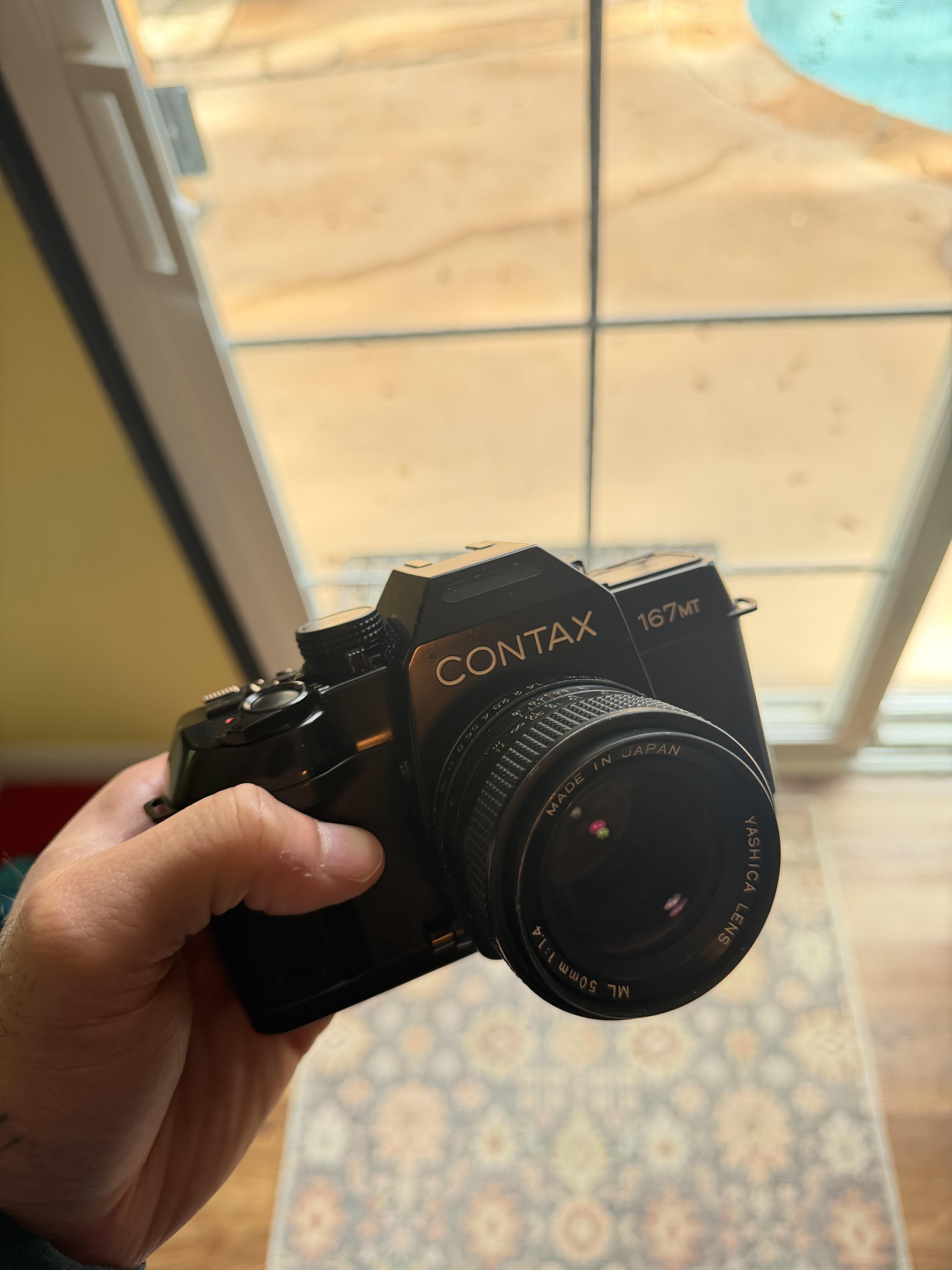 First film camera Contax 167mt : r/AnalogCommunity