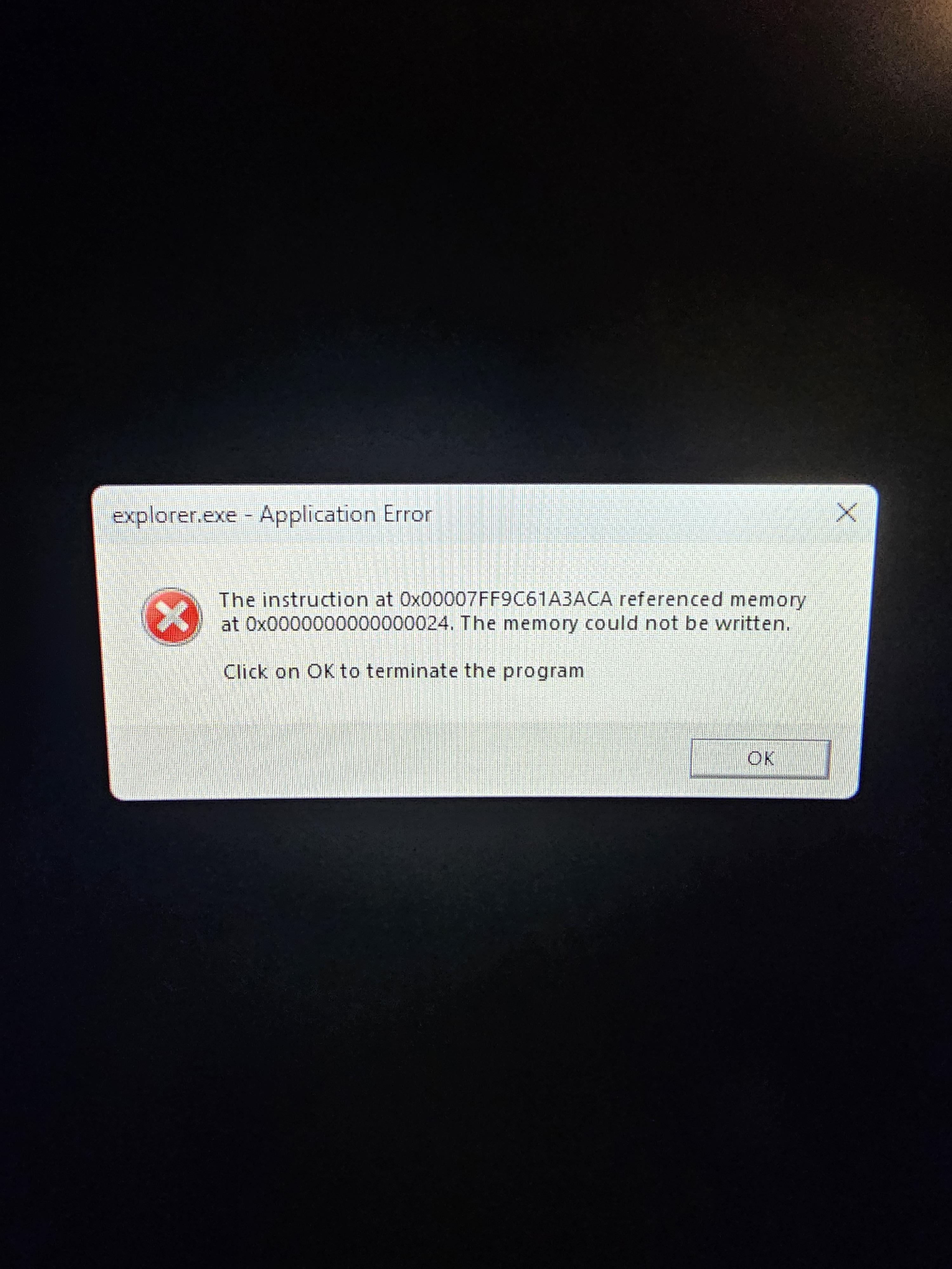 Keep getting this error when restarting or shutting down my pc : r