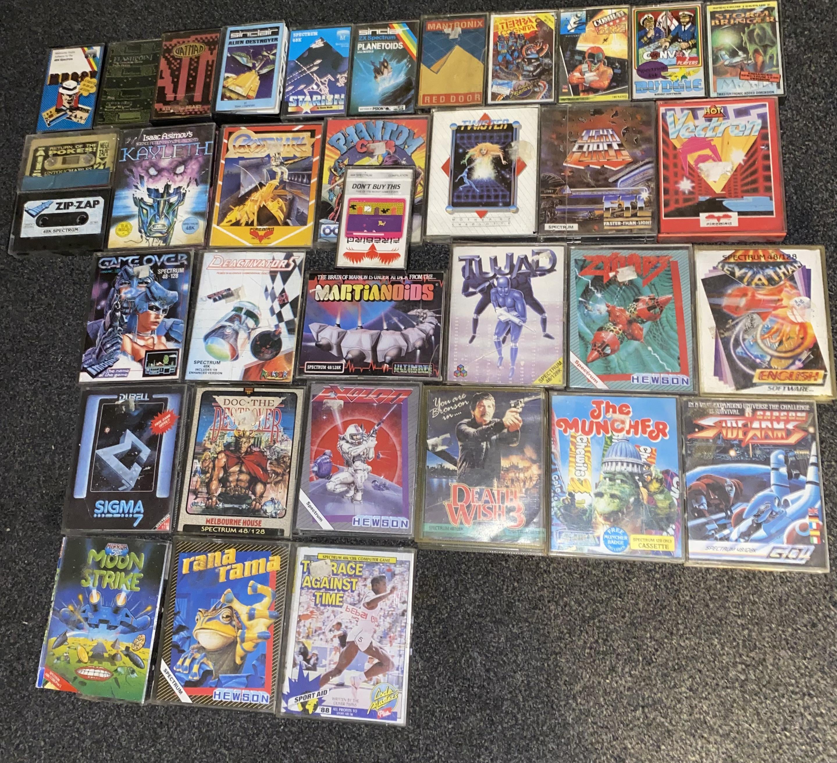 Here's the entire collection of the ZX Spectrum games I found, all