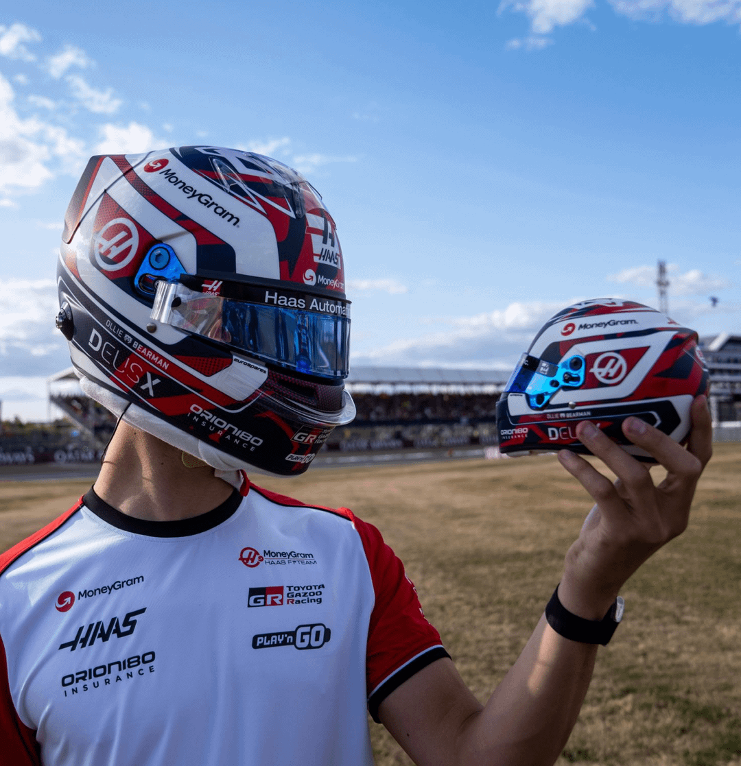オリバー・ベアマンの2025年イギリスグランプリ用ヘルメット : r/formula1