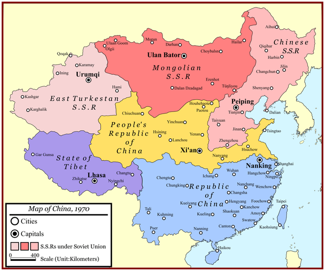 作戦「光華」、ソ連と中華民国の中国侵攻（プロジェクト「毛沢東爆笑