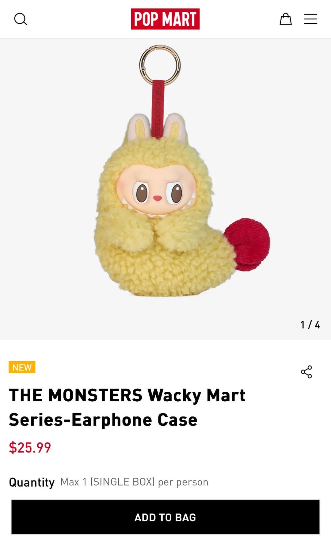 Labubu wacky mart earphone case available : r/LabubuDrops
