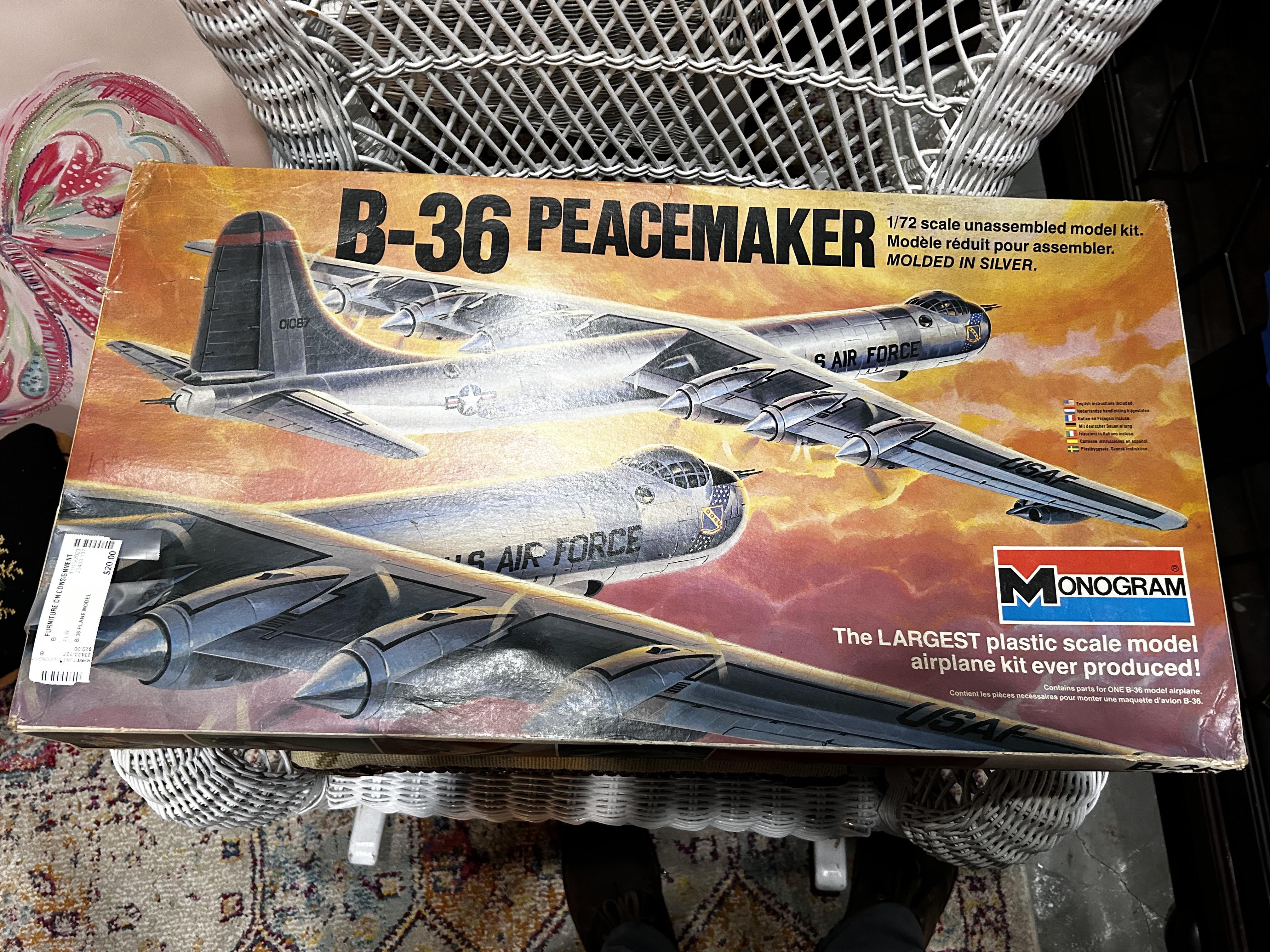 Monogram B-36 Peacemaker 1/72 : r/modelmakers
