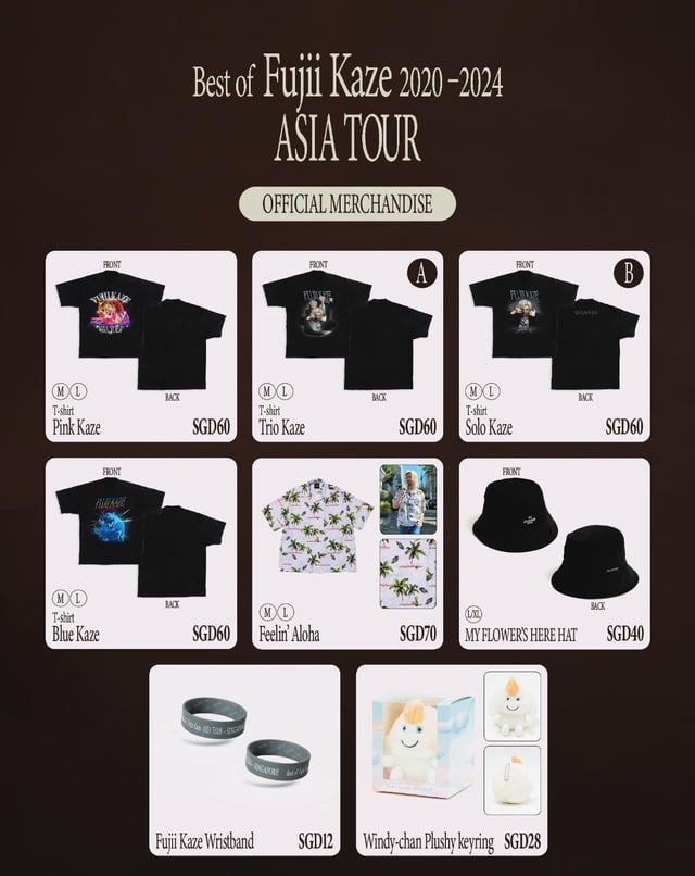 藤井風のコンサートグッズ！ : r/fujiikaze