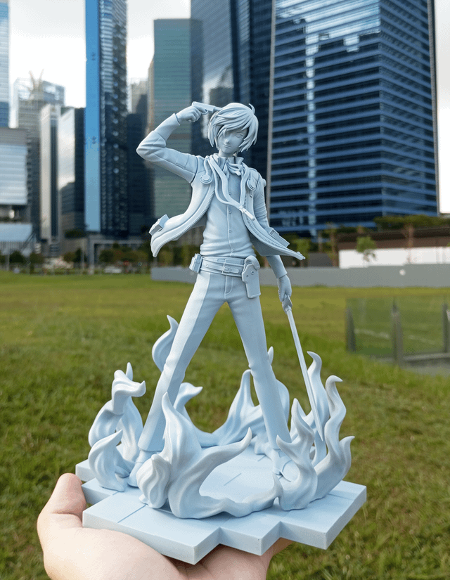 ペルソナ3 リロードの主人公、結城 理の1/8スケール3Dプリント