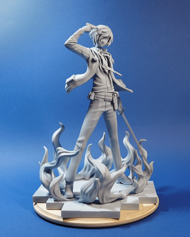 ペルソナ3 リロードの主人公、結城 理の1/8スケール3Dプリント