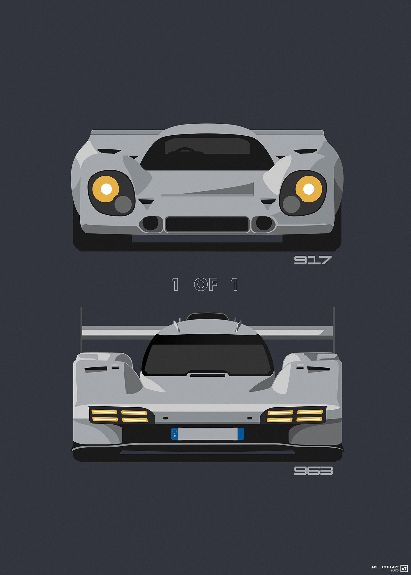 ル・マンで発表されたばかりの、公道走行可能なポルシェ963 RSPの