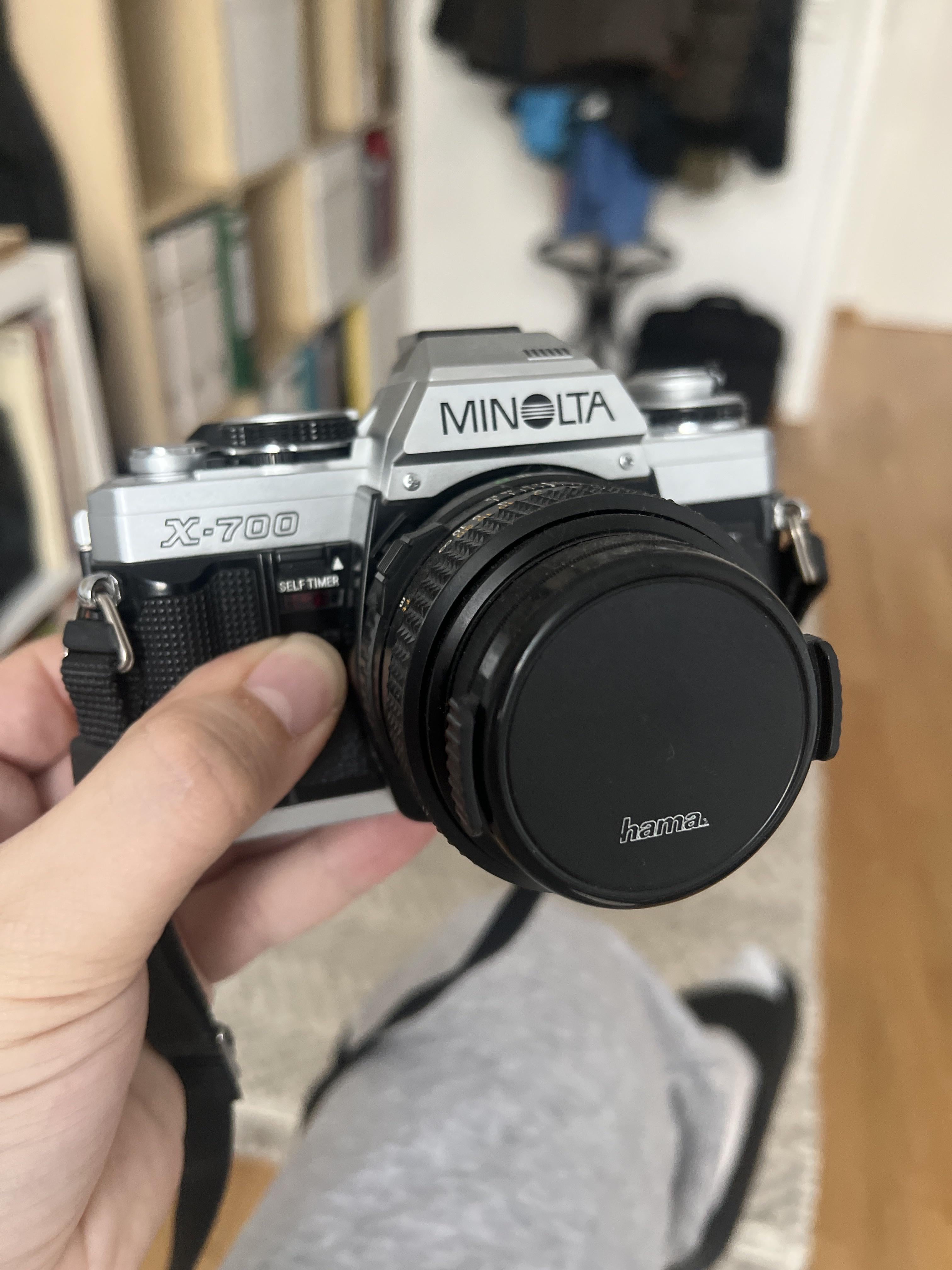 My silver Minolta X-700 – a little piece of camera history that