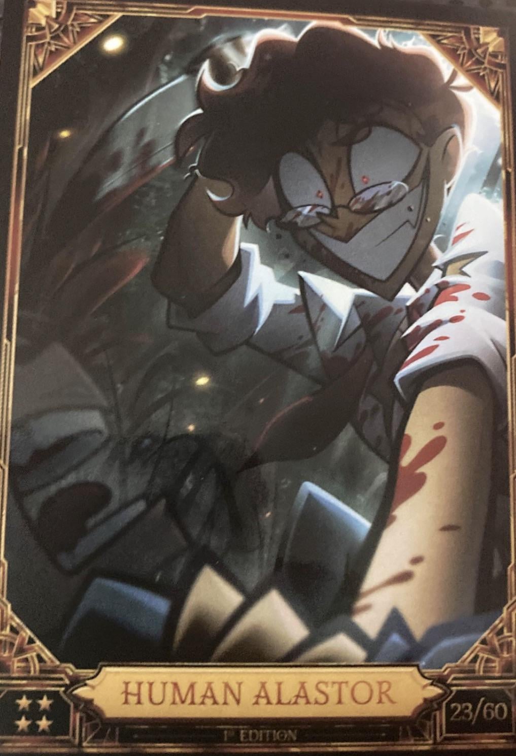 New human Alastor trading card : r/Alastorcult
