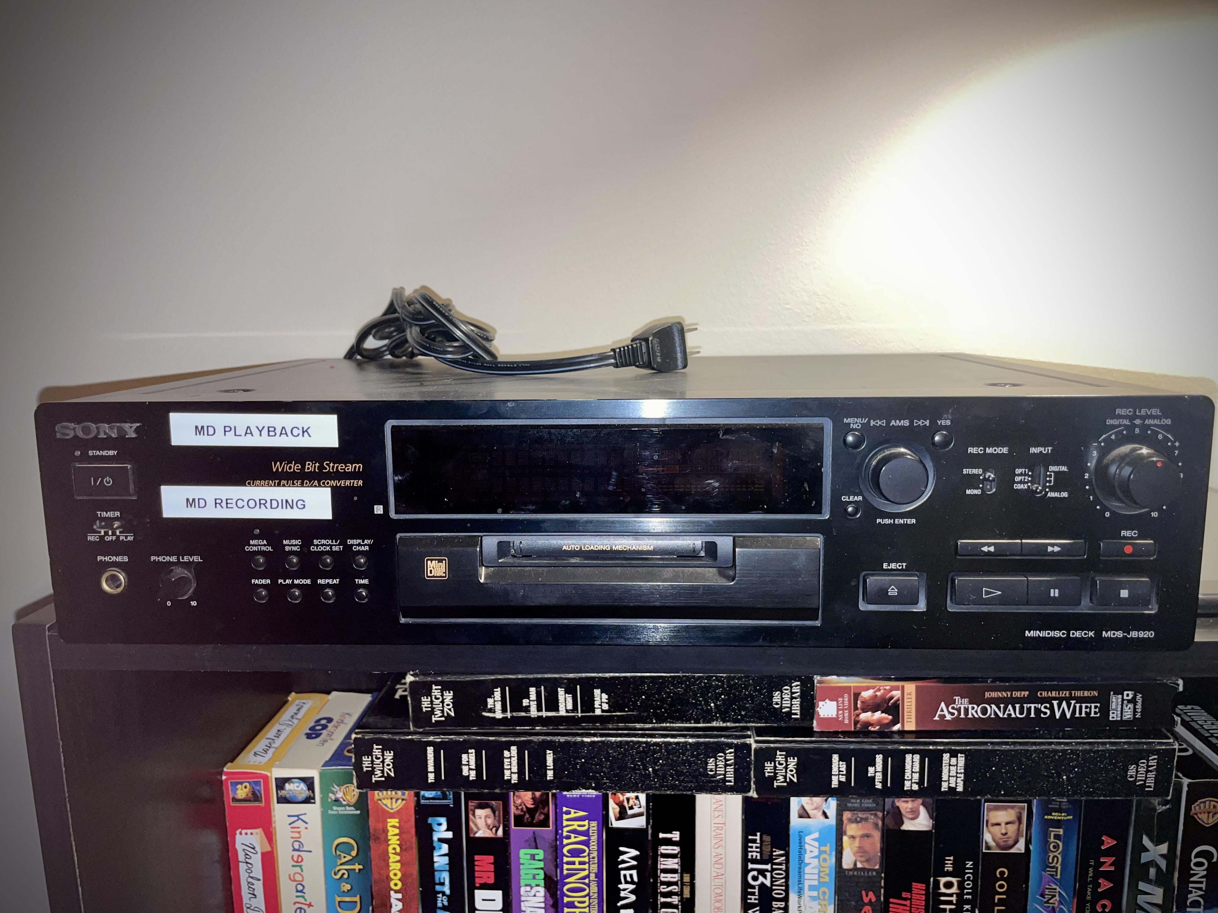 Sony MDS-JB920 : r/minidisc