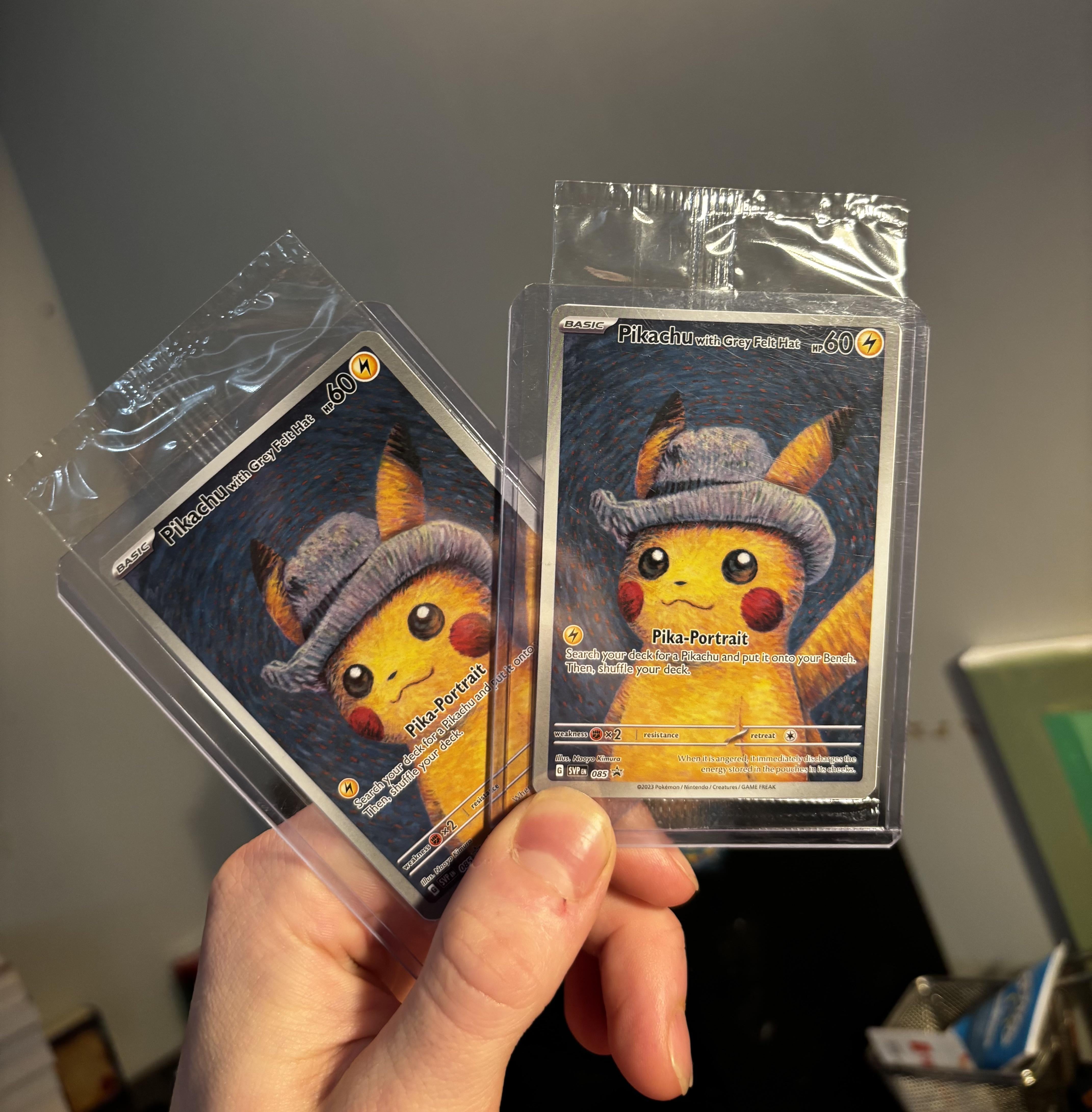 Sealed Pikachu With Grey Felt Hat : r/PokeInvesting