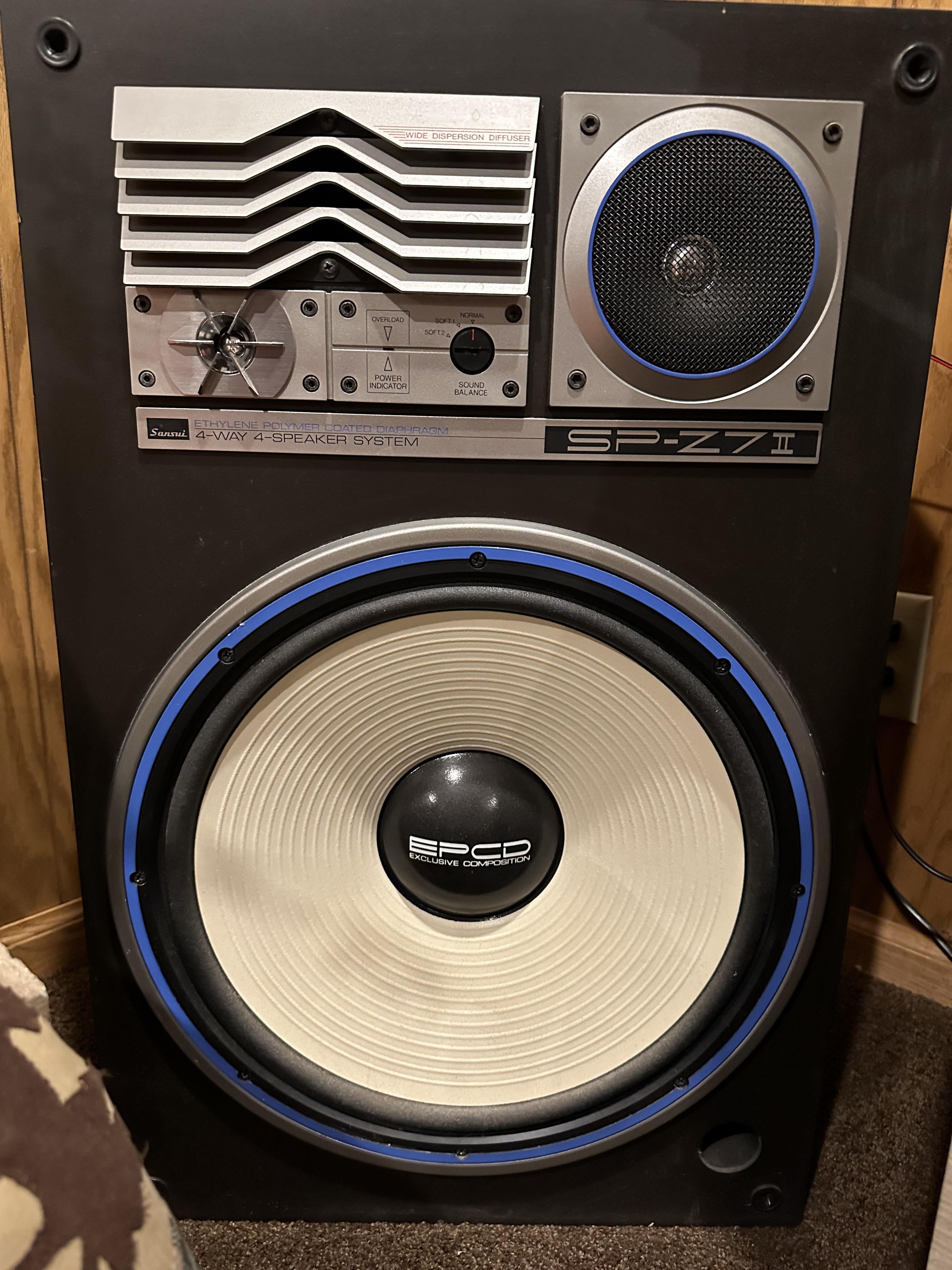 Sansui SP-Z7 : r/BudgetAudiophile
