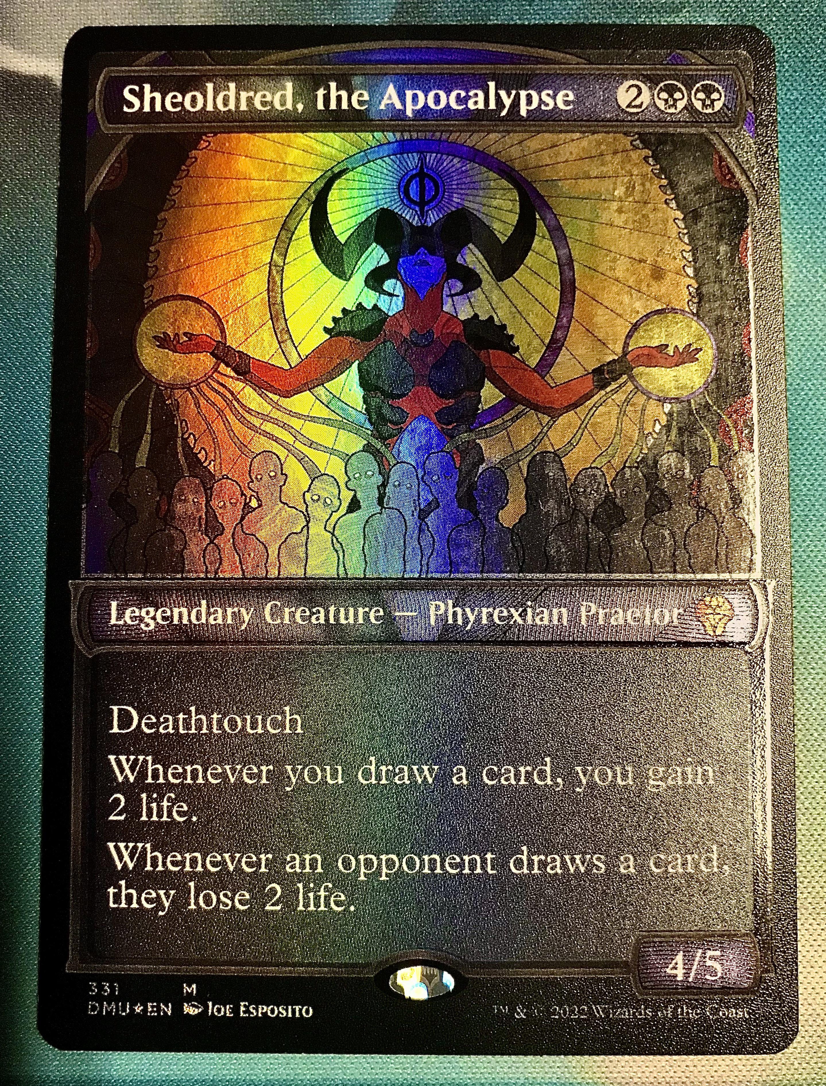 Sheoldred the Apocalypse Etched Foil 🔥🪦💀 : r/mtg