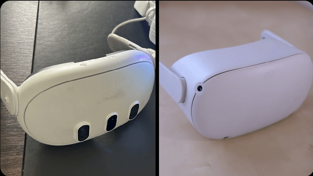 Quest 3とQuest 2のサイズ比較 (via @CezaryXR) : r/OculusQuest