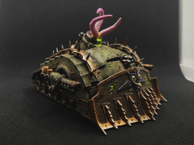 Plagueburst crawler whit some modifications 🦑 : r/deathguard40k