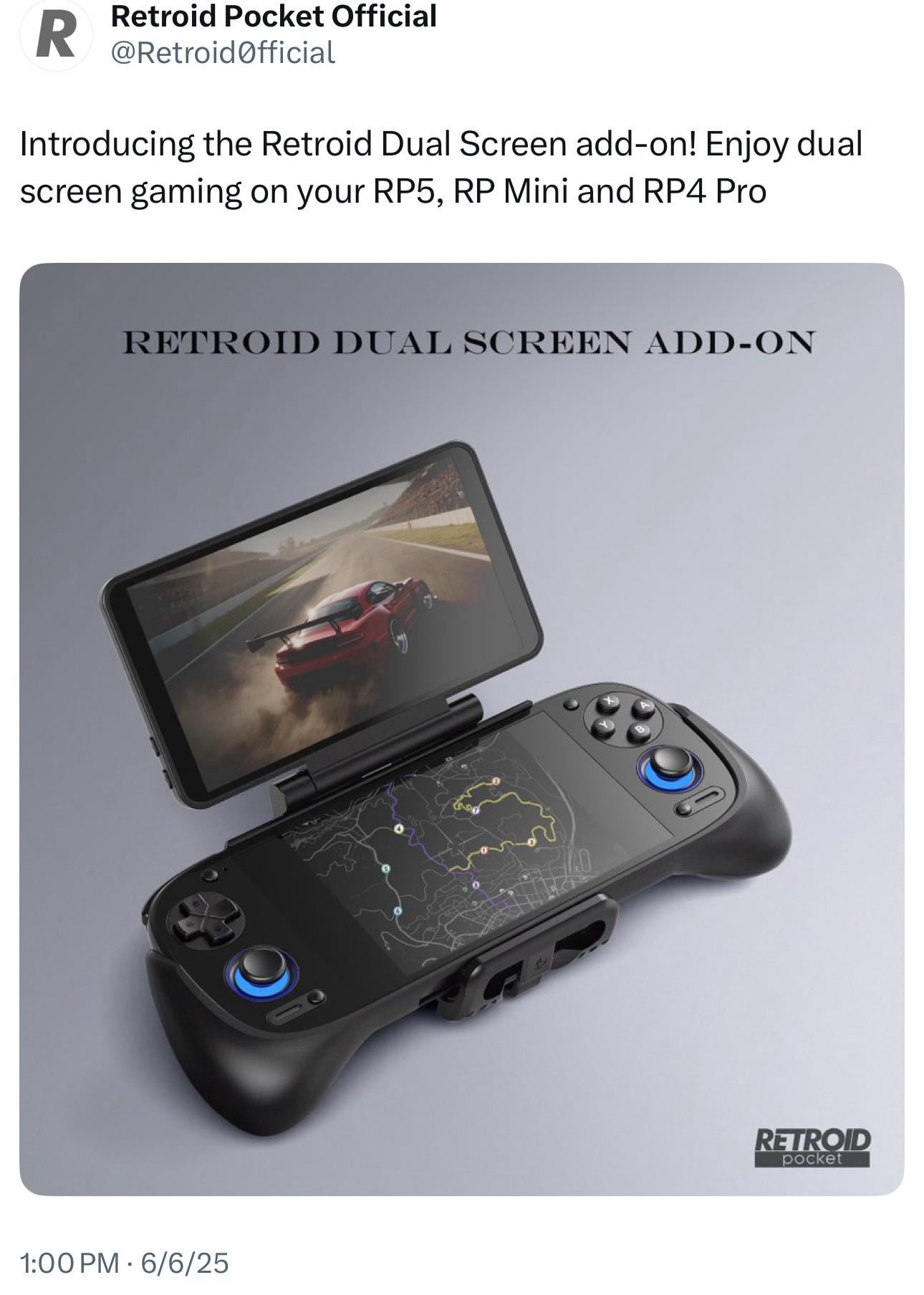 Retroid announce Dual Screen…add-on?! : r/SBCGaming