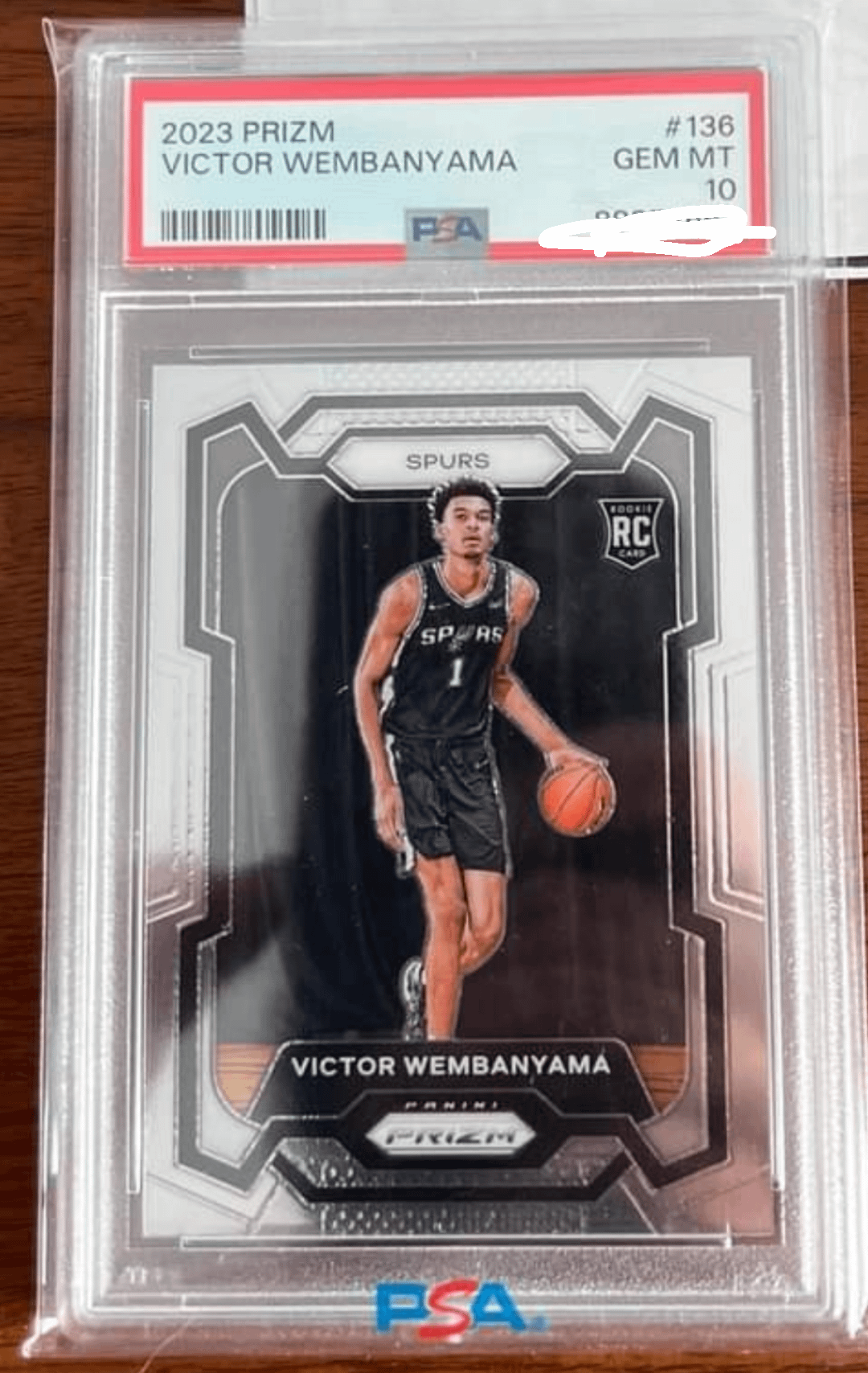 Wemby Prizm PSA 10 : r/basketballcards