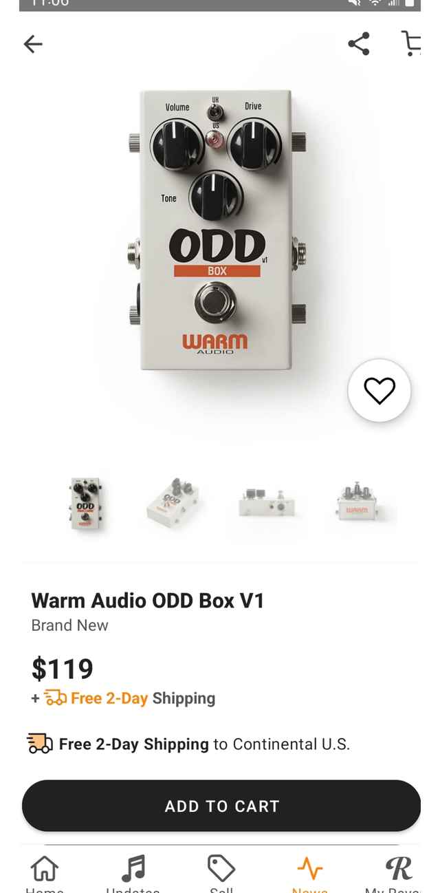 Warm Audio ODD (Fulltone OCD クローン) : r/guitarpedals