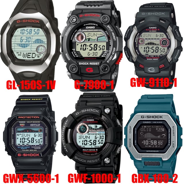 Which tide-graph to get? : r/gshock