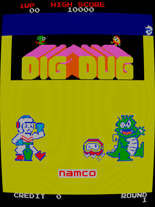 まだ楽しい！ ディグダグ - ナムコ (1981) : r/retrogaming