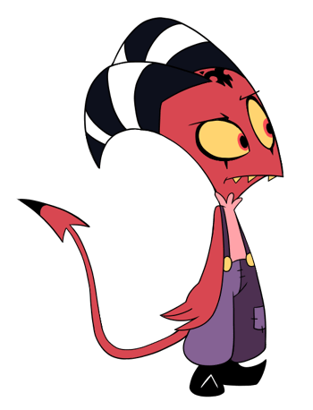 ブリッツォの顔の白い点 : r/HelluvaBoss