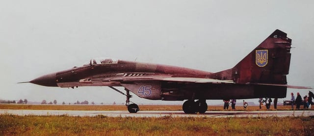 Ukrainian Air Force Mikoyan MiG-29 9.13 Fulcrum-C in the mid-1990s