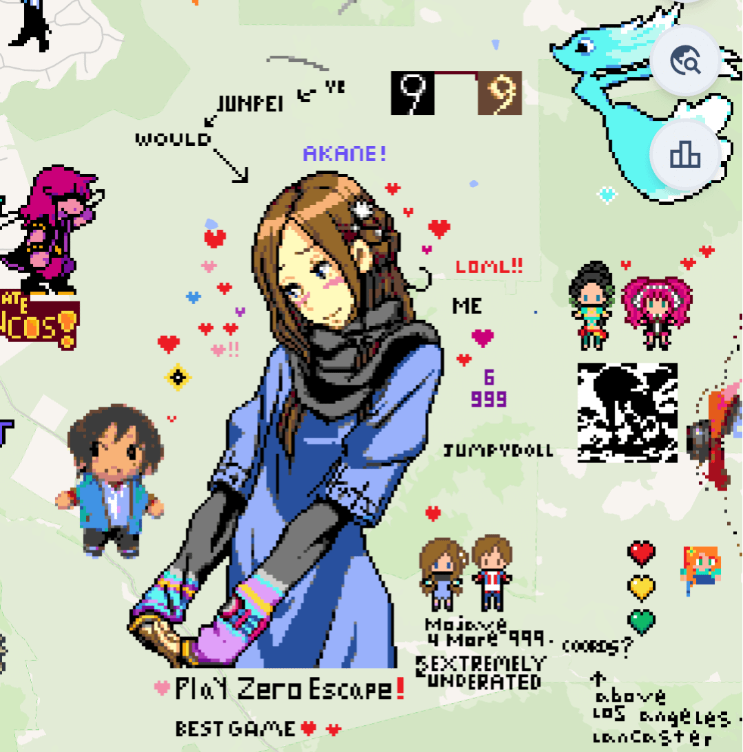 Update: The Wplace Akane has been completed! : r/ZeroEscape