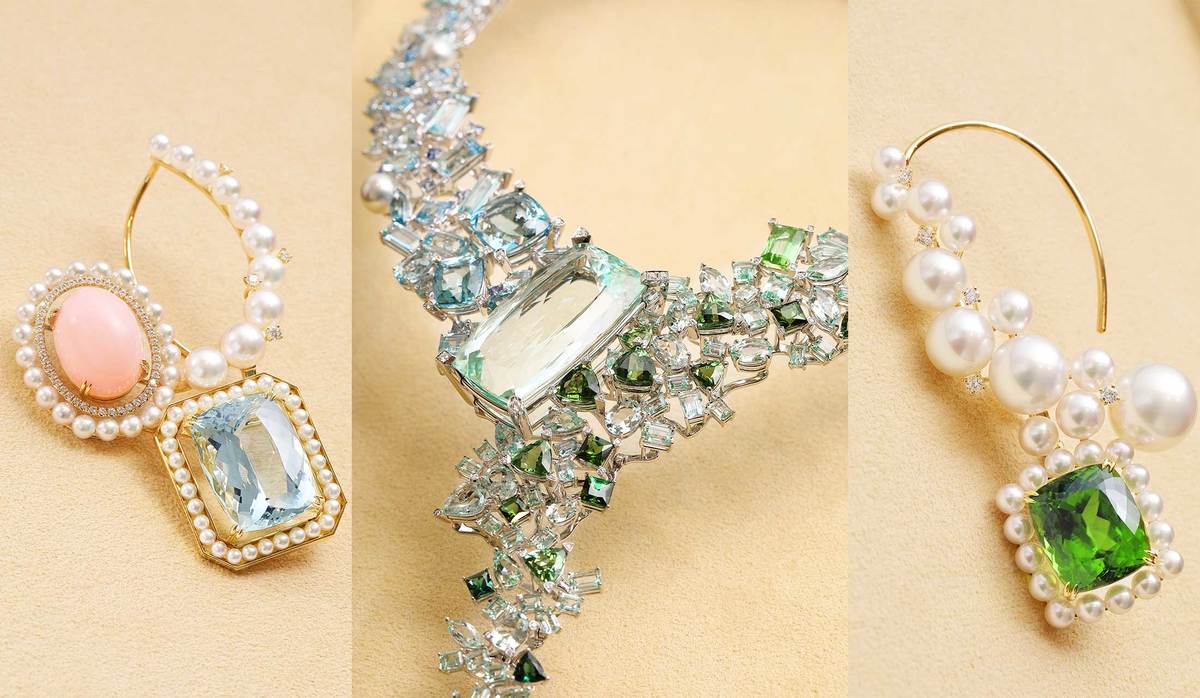 総額1億4千720万円！「TASAKI」の眩いハイジュエリーの数々をつけて