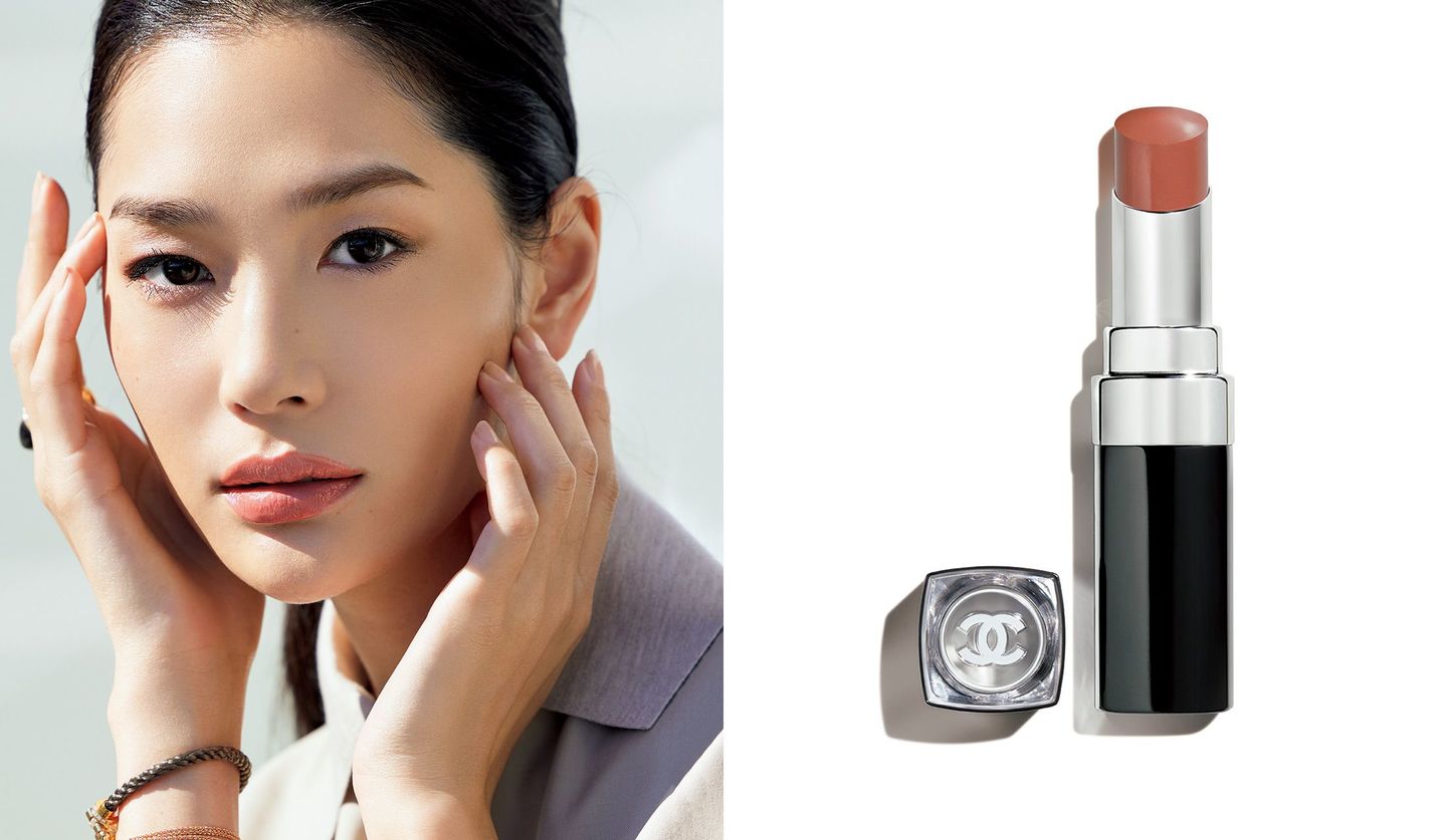シャネル「ルージュ ココ ブルーム」は【コーラルベージュ110】が劇的