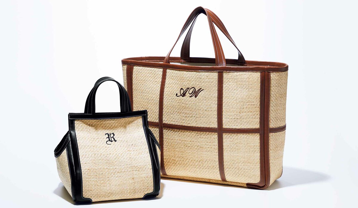 文字を刺しゅうできる！ラドローの「かごバッグ」 | Precious.jp