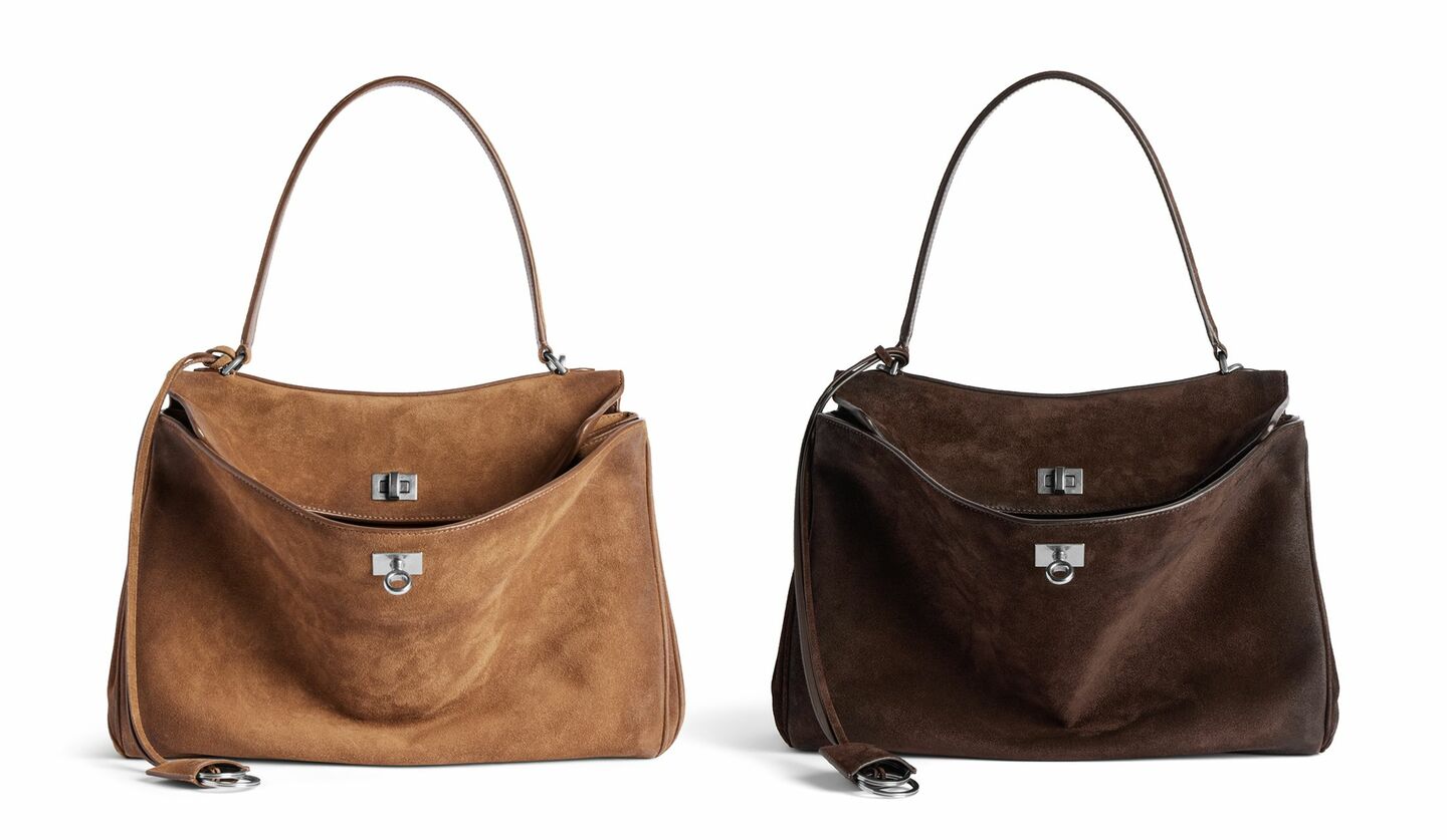 バレンシアガ】仕事にも使える新作バッグ｜スエード素材が新登場