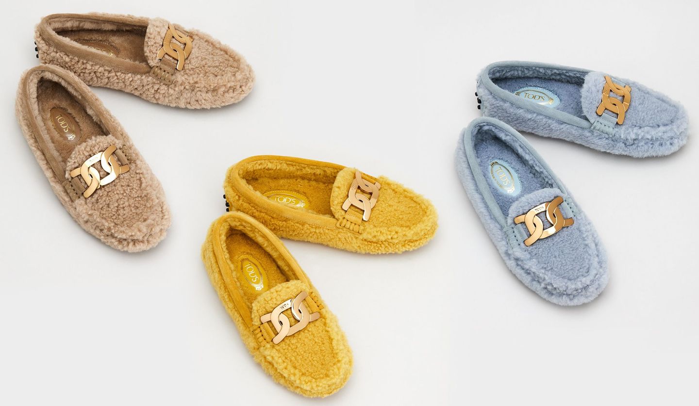 ふわふわのムートン素材が愛らしい！トッズのアイコンシューズ