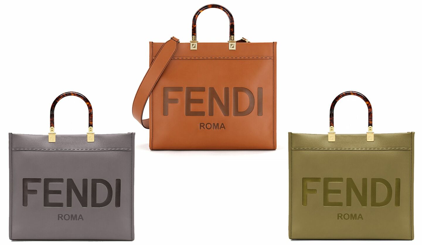 A4サイズの書類も収納できる！フェンディのショッパー型トートバッグ