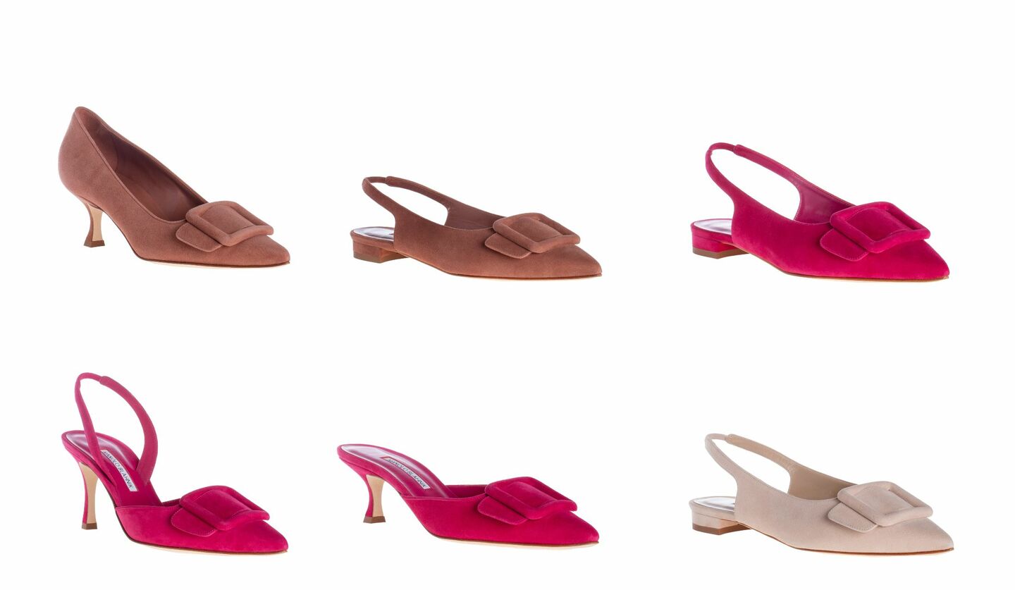 マノロ ブラニクのアイコン「メイセール」に新作が仲間入り｜スリング