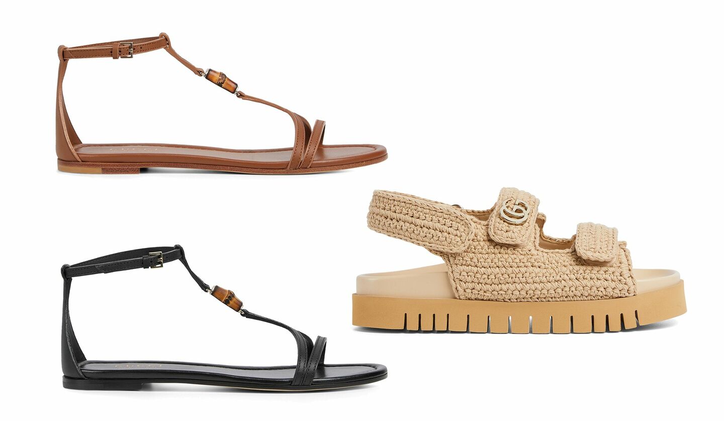 グッチ」の最旬コンフォートサンダル3選｜大人の足元にふさわしい