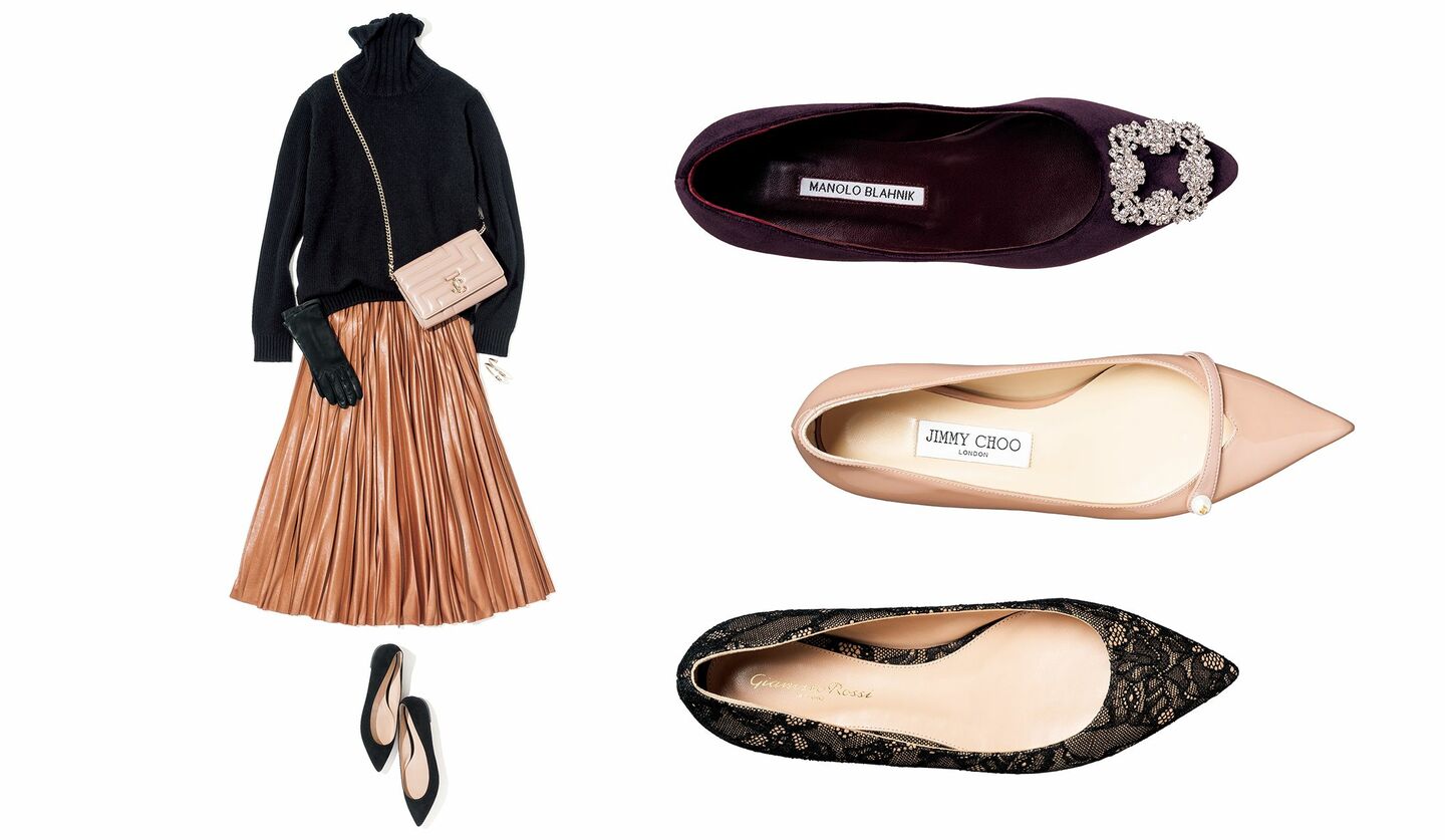 マノロ ブラニク」「ジミー チュウ」「ジャンヴィト ロッシ」の