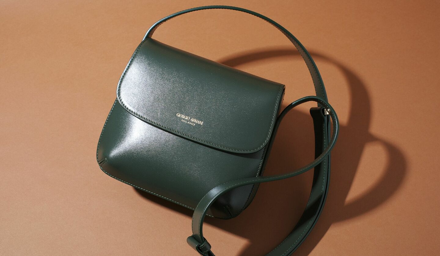 ジョルジオ アルマーニ ラ プリマ」ショルダーバッグ スモールサイズを
