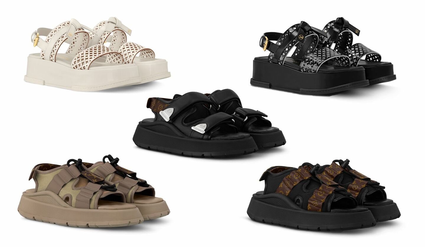 ルイ・ヴィトン」の最旬コンフォートサンダル5選｜大人の足元に