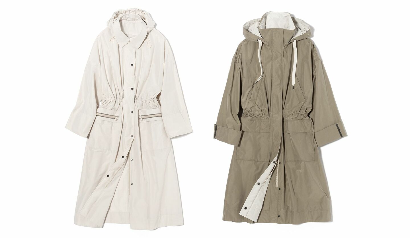 ブルネロ クチネリ」の撥水アイテム2選｜耐水タフタ素材にモニーレが