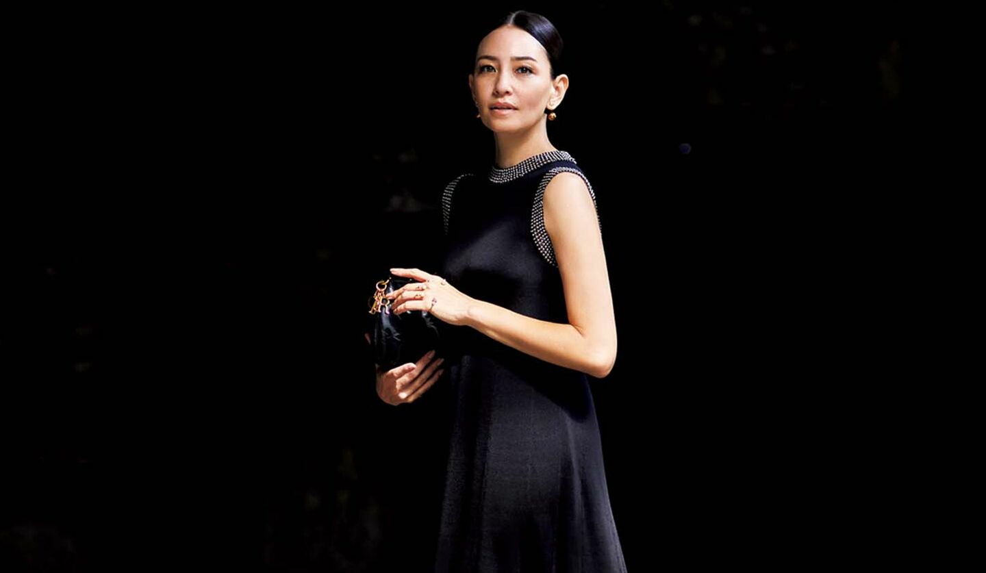 ジュエリーに匹敵する存在感を放つ「ディオール」のワンピース