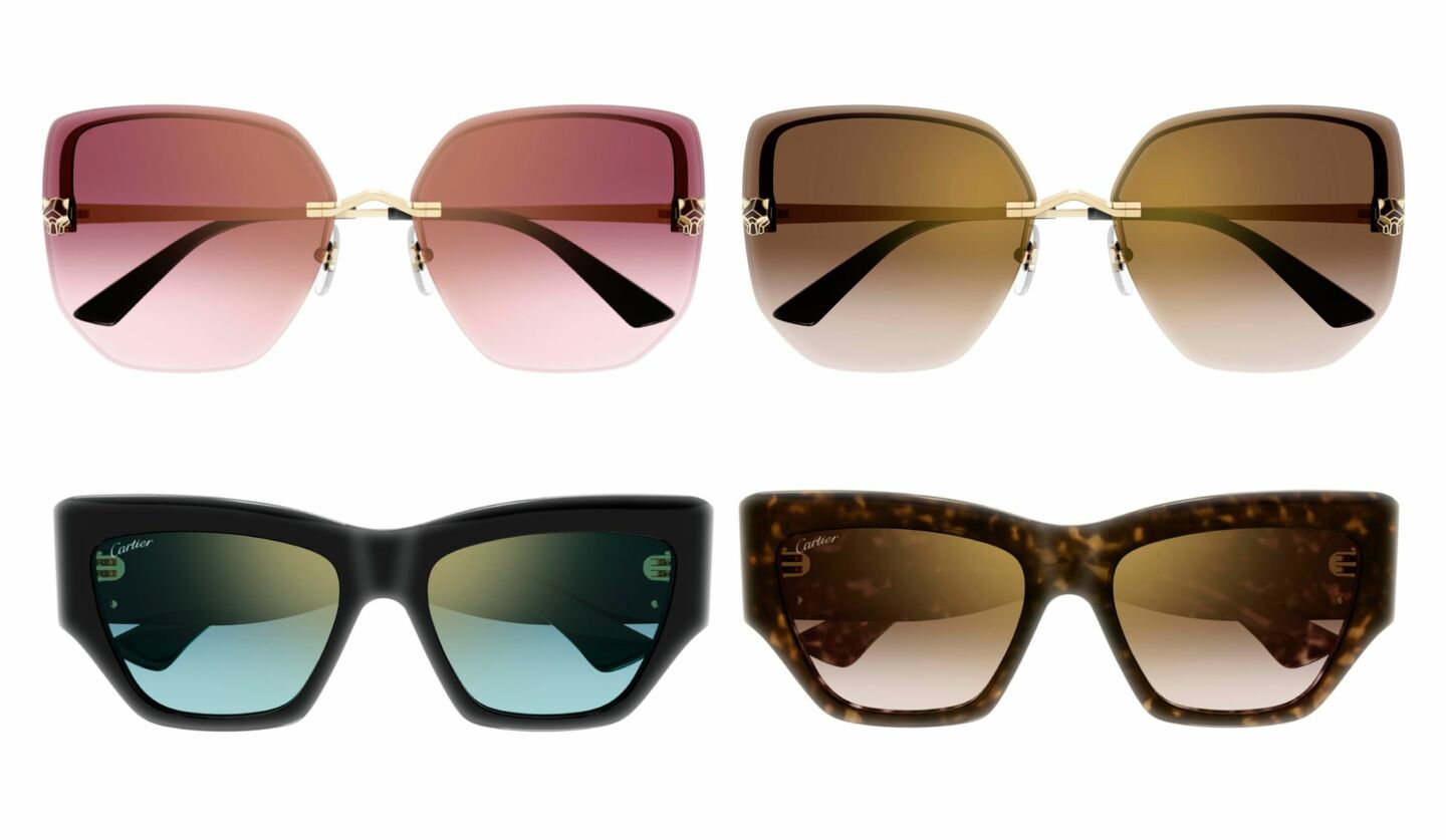 カルティエ」の最新サングラス4選｜ドラマティックに配された名品