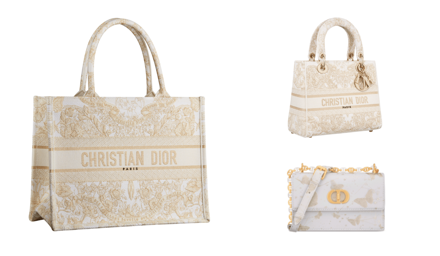 ホリデーらしいホワイト＆ゴールド！ディオールの大ヒットバッグ