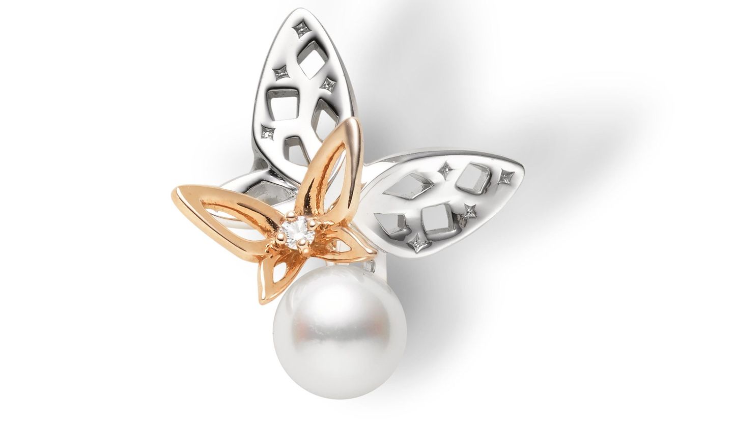 アーティストの支援になる！ミキモトの蝶のブローチ | Precious.jp