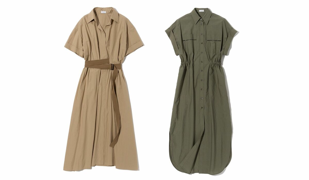 春を謳歌する「ブルネロ クチネリ」のワンピース｜アースカラーの軽量